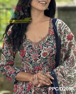 Conjunto de Kurta, Pantalón y Dupatta de Diseñador para Mujer, Traje Tradicional Premium de 3 Piezas, Proveedor Mayorista al Mejor Precio - Product Image 5