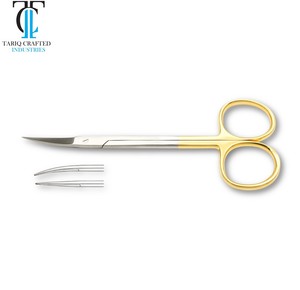 Tijeras Quirúrgicas para Iris, Nuevas, de Acero Inoxidable, Tijeras Oftálmicas de Precisión Médica - Product Image 4