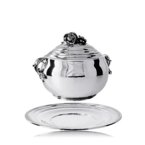 Elegant Classic Stainless <b>Steel</b> Casserole for Home Dining | Non-Stick & Durable Adds Style to Everyday Food Serving - Product Image 4