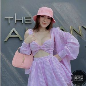 ชุดชายหาดของผู้หญิง3ชิ้นมีสไตล์-ชุดชั้นในสองสายเซ็กซี่กางเกงขาสั้นขากว้างและแจ็คเก็ตแขนยาวเพื่อความสบายสูงสุด - Product Image 4