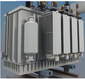 Transformateur triphasé immergé dans l'huile 50Hz 10kV 400V 500kVA, équipement de distribution d'énergie MV/HV, utilisation intérieure pour réseau industriel - Product Image 2