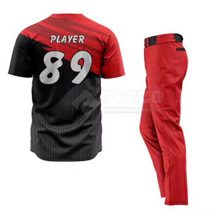 เครื่องแบบเบสบอลสำหรับผู้ชายเครื่องแบบทีมออกแบบโลโก้ - Product Image 2