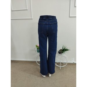 Pantalones Vaqueros Kadin Yuksel con Bolsillos en la Cintura, 38592 - Azul - Product Image 5