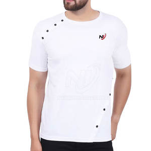 เสื้อยืดแขนครึ่งแขนสำหรับผู้ชายเสื้อยืดแขนครึ่งแขนระบายอากาศได้โลโก้ออกแบบได้ตามต้องการ - Product Image 1