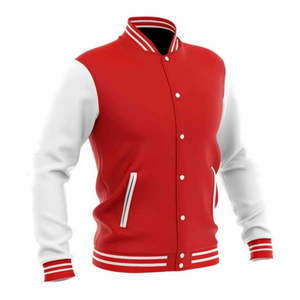 Nueva Chaqueta Varsity para Hombre, de Lona Suave y Cómoda, con Cuello Alto, Logotipo Frontal Personalizado, Diseño Único y Personalizado - Product Image 1