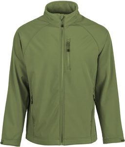 Veste coupe-vent en toile softshell pour hommes personnalisée pour l'hiver 2026 - Product Image 1