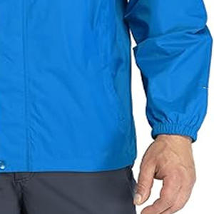Veste de pluie Softshell pour homme avec capuche Vente en gros Usine directe Logo personnalisé Veste d'extérieur imperméable téléchargée par Dress Sports - Product Image 3