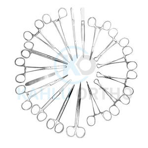 KAHLU ORTHOPEDIC Kit de instrumentos quirúrgicos veterinarios de acero inoxidable de 17 piezas Precio al por mayor Reutilizable para diagnóstico - Product Image 1