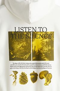 Sudadera de mezcla de algodón para hombre, sudadera blanca de manga completa con capucha, bolsillo de canguro, ajuste holgado, estilo de invierno con hombros caídos - Product Image 4