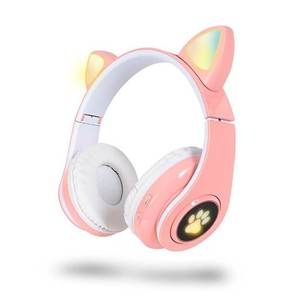 Auriculares Myrva con Orejas de Gato, Inalámbricos Bluetooth 5.0, Luz RGB, Sonido Estéreo para Juegos, Carga Tipo C - Product Image 1