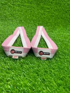 Sangles de musculation en forme de 8, sangle de levage élastique en néoprène, bande de préhension sportive antidérapante, réglable, légère, personnalisable pour - Product Image 3