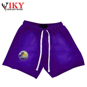 Los hombres cortos logotipo personalizado colorido hacer propio buen proveedor más nuevo mejor vendedor hombres usan pantalones cortos bordados con lavado ácido por VIKY INDUSTRIES - Product Image 4