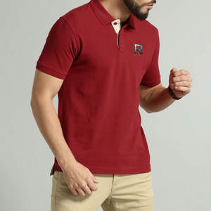 Polo homme à manches courtes en coton léger pour l'été, polo homme slim fit, t-shirt décontracté en coton doux - Product Image 5