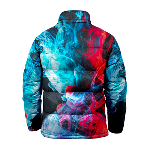 Chaqueta acolchada de poliéster para exteriores para invierno Chaqueta acolchada sublimada de talla grande para hombre - Product Image 2