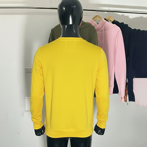 Sweat-shirt oversize en tricot, style formel, doux, vintage, streetwear, uni, teinture unie, saison d'automne, service OEM - Product Image 5