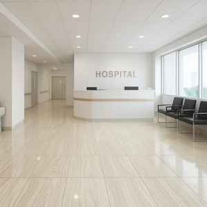 Tecnología de sal nano soluble Baldosas de porcelana de cerámica vitrificada 60x60cm Baldosas interiores Ladrillo refractario Superficie brillante Vida útil - Product Image 3