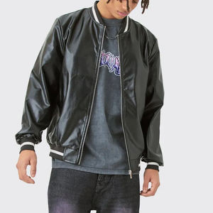 OEM de alta calidad de la Universidad de los hombres de béisbol personalizado Bomber Letterman Varsity chaqueta PU Chenille bordado abrigo largo de invierno - Product Image 2