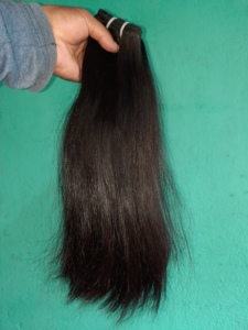 Extensión de cabello indio Remy, cabello de trama de un solo donante, uno extraído de donante, trama de cabello humano de alta calidad - Product Image 3