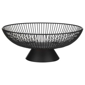 Cesta de frutas y pan de hierro nueva de diseño único ideal para temas de cocina rústicos y contemporáneos en venta - Product Image 5