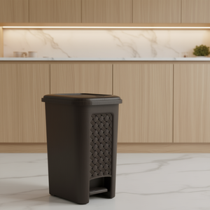 ARIANNA Weng 8104288909 Cubo de basura con pedal (8 litros) para Tontarelli, elegante cubo de basura con pedal de 8 litros con acabado Weng - Product Image 3