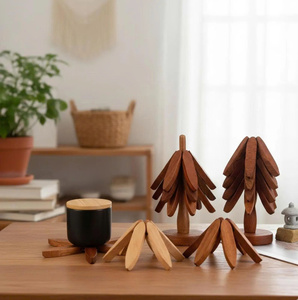 Posavasos de Madera de Acacia para Bebidas, Protección de Mesa, Vietnam, por 99 Gold Data - Ms Violet - Product Image 6