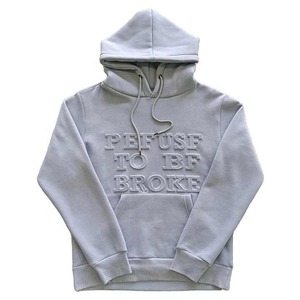 Sudadera con capucha de algodón en relieve Sudadera con capucha de algodón de gran tamaño en relieve 3D Sudadera con capucha en relieve personalizada - Product Image 1