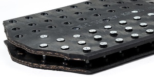 Nouvel attacheur de courroie transporteuse en caoutchouc KR80-AR avec inserts en acier et caoutchouc, résistant à l'abrasion, pour usine de fabrication - Product Image 2