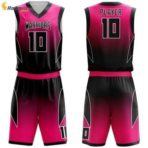Uniforme de basket-ball sur mesure de haute qualité Maillot de sport respirant Ensembles de sublimation de mode - Product Image 4