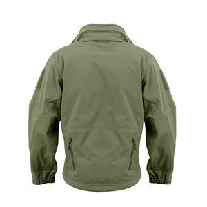 Chaqueta táctica de pesca personalizada de alta calidad OEM, ligera, impermeable, transpirable, reversible, para hombre, con cremallera - Product Image 2