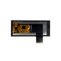 Module d'affichage TFT IPS QSPI SPI de 2,86 pouces 320x820, écran LCD étiré en forme de barre |    avec interface tactile CTP GT911 pour IHM industrielle