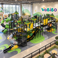 Aire de jeux intérieure commerciale Vabibo sur le thème de la princesse, avec trampoline, bowling, jeux gonflables, salle de jeux VR, salle de jeux laser, piscine à balles, personnalisable