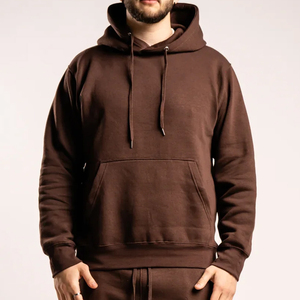Ensembles de survêtement pour hommes personnalisés, sweat-shirt à capuche et pantalon de survêtement avec logo personnalisé, coupe régulière, décontracté, uni - Product Image 6