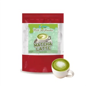 ผงลาเต้มัทฉะจากไต้หวันสำหรับสมูทตี้และชาผสมฟองออน-The-Go บรรจุในถุง - Product Image 3