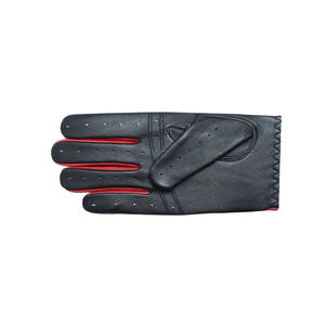 Gants de conduite en cuir véritable pour homme, hiver, logo et couleur personnalisés, légers, mode, utilisation automobile - Product Image 2