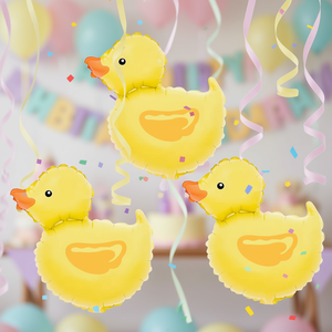 Globos de Pato, 3 Piezas, Inflables, Amarillos, Decoraciones para Fiestas, Baby Shower, Cumpleaños - Product Image 3