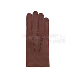 Guantes de piel de vaca duraderos con logotipo personalizado con diseño antideslizante para pantalla táctil, aptos para uso informal y laboral, fabricados en Pakistán - Product Image 2