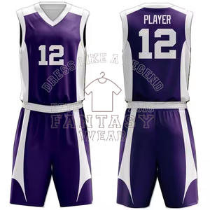 ชุดบาสเก็ตบอล FANTASY WEAR OEM พรีเมียม แบบระบายอากาศ สำหรับการแข่งขันและฝึกซ้อม พร้อมออกแบบและโลโก้ตามสั่ง - Product Image 1