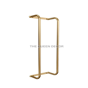 High Selling Stainless Steel Metal Square Shape Shinny Polished Wall Mounted <b>Towel</b> Holder Freestanding - Product Image 4