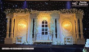 Decoración de escenario romano de gran boda, decoración de escenario occidental de FRP, estilo victoriano, escenario de boda - Product Image 4
