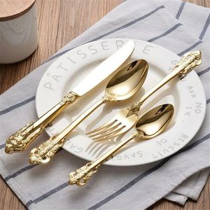 Juego de cubiertos de metal de acero inoxidable de larga duración con acabado de espejo perfecto para cenas formales y eventos especiales - Product Image 5