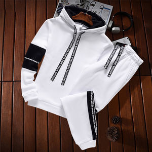 Conjunto de Sudadera con Capucha de Invierno para Hombre, Chándal Informal, Sudadera con Capucha y Pantalones Deportivos, Conjunto de 2 Piezas, Sudadera con Capucha Masculina, Ropa de Moda Urbana - Product Image 2