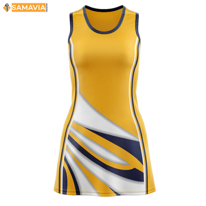 Samavia ชุดเครื่องแบบเน็ตบอลพิมพ์ลายแบบกำหนดเองชุดกระโปรงทีมกันยูวีแห้งเร็วระบายอากาศได้ดีน้ำหนักเบา - Product Image 4