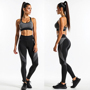 Conjunto Deportivo Sin Costuras para Yoga y Fitness para Mujer, con Sujetador Deportivo y Leggings, Diseñado para Otoño e Invierno, Cómodo y Transpirable - Product Image 6