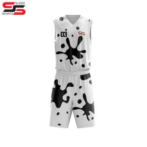 Taille et design personnalisés ensemble de maillots de basket-ball en polyester vêtements de sport pour adultes vêtements d'équipe pour le basket-ball uniforme de basket-ball personnalisé - Product Image 3
