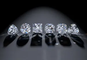 Genuine <b>Loose</b> <b>Moissanite</b> Round and Fancy Shape From Bottom <b>Moissanite</b> Manufacturer VVS Clarity Excellent Cut - Product Image 4