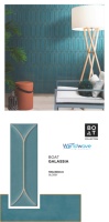 Derniers carreaux de métro design Galassia Taille 100x300mm Revêtements de revêtement mural vitrifiés Galassia Carreaux de finition brillants décoratifs