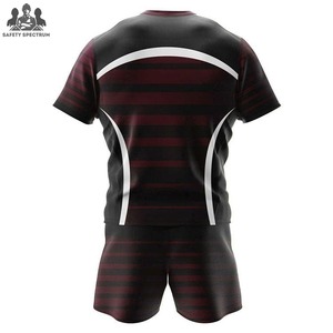 Conjuntos de Rugby de la Mejor Calidad al por Mayor, Diseño Más Reciente, Hechos a Medida, de Poliéster, Transpirables, Ecológicos, de Secado Rápido para Entrenamiento - Product Image 3