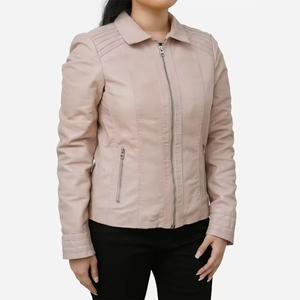 Elevate Your Wardrobe With This Elegant And Rugged Genuine Women Leather Jacket Made For <b>Both</b> Casual And Formal Ensembles - Product Image 5