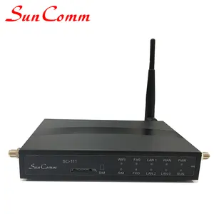 Suncomm, produto SC-111AF-WA4G voip lte wifi ata com fxs fxo wifi ap 2.4ghz alta velocidade para uso soho