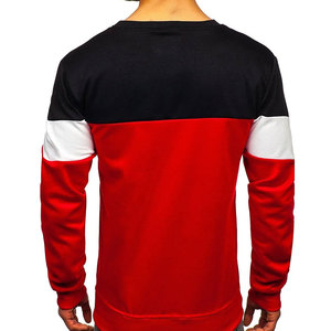 Conjunto de Sudadera con capucha para hombre, 50% de algodón, 50% de poliéster, manga larga, estampado, jersey de gran tamaño, sudaderas con servicio OEM - Product Image 3
